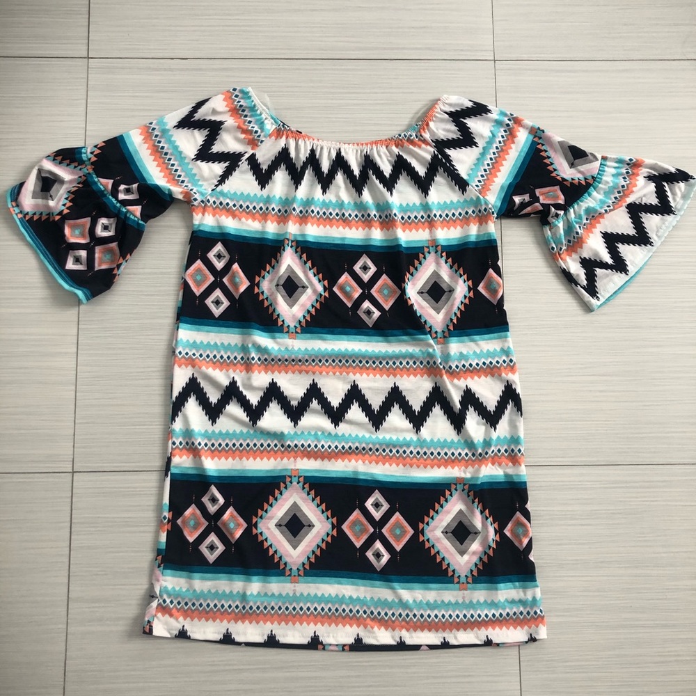 Printed mini dress